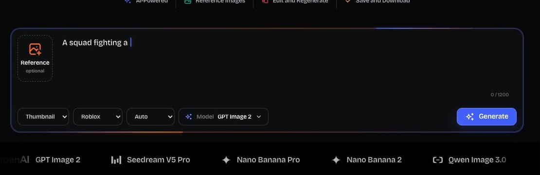The ForgeGUI prompt bar with its model selector and engine strip, captured September 2, 2026